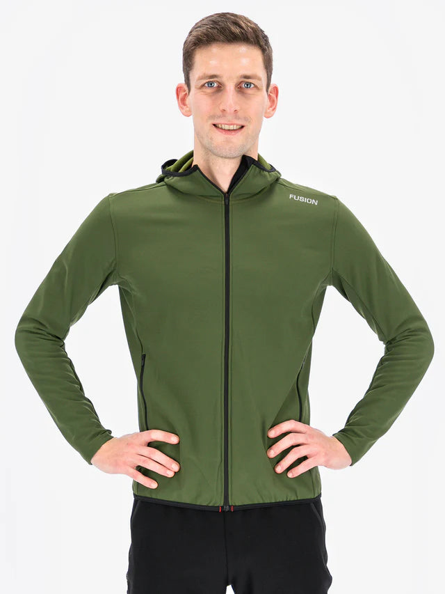 Mens recharge hoodie green
