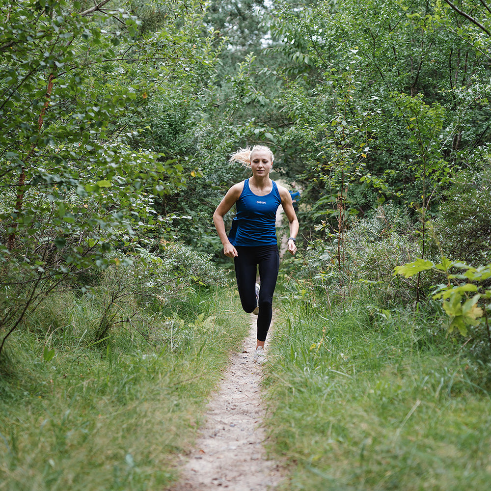 Fusion Womens C3 Singlet Training Racer Back_Action