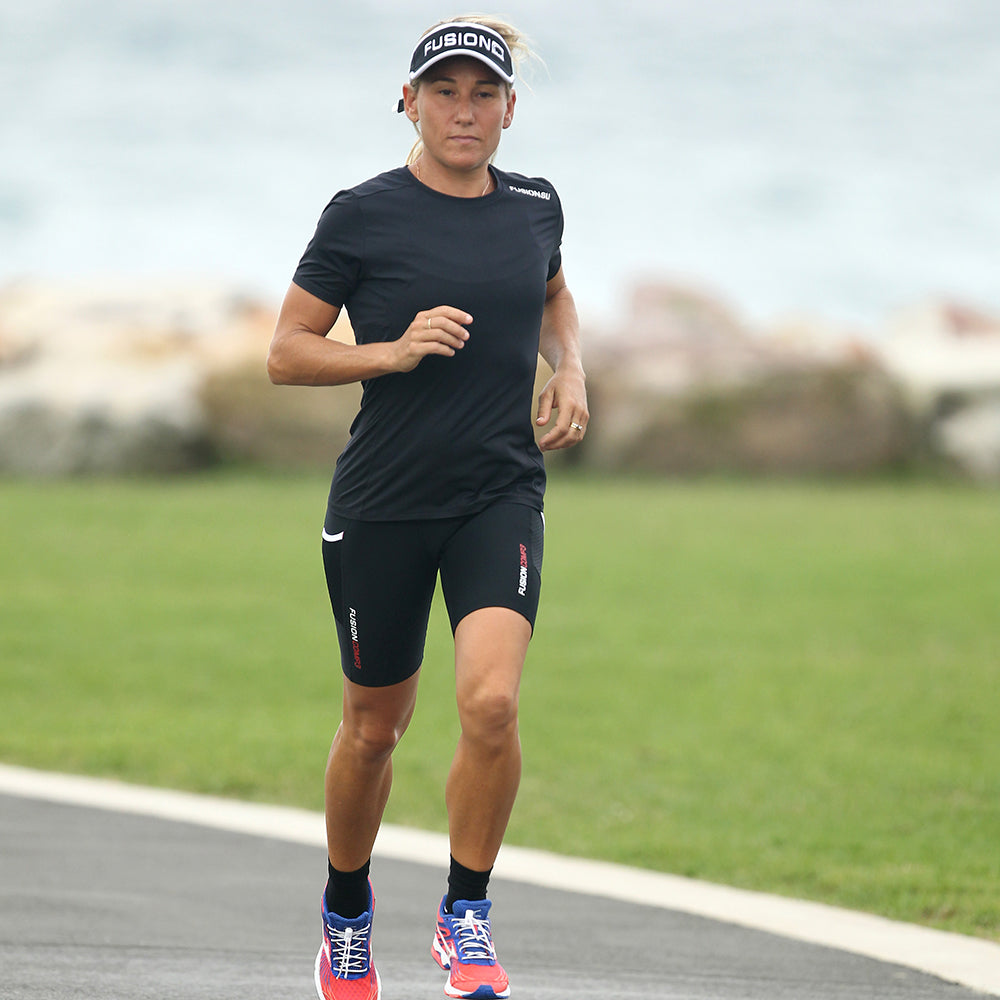 Fusion Women's SLi Technical Run T-Shirt_Action