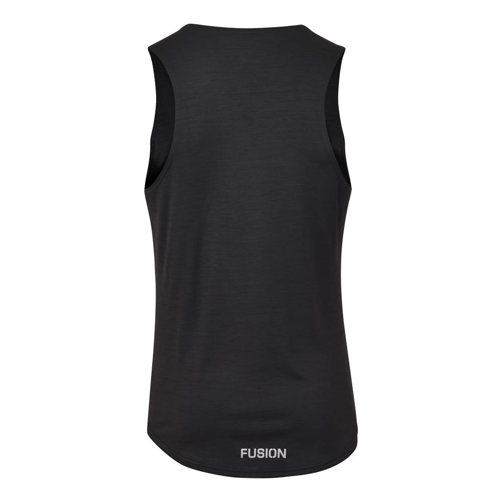 Fusion Mens C3 Singlet_Colour: Black