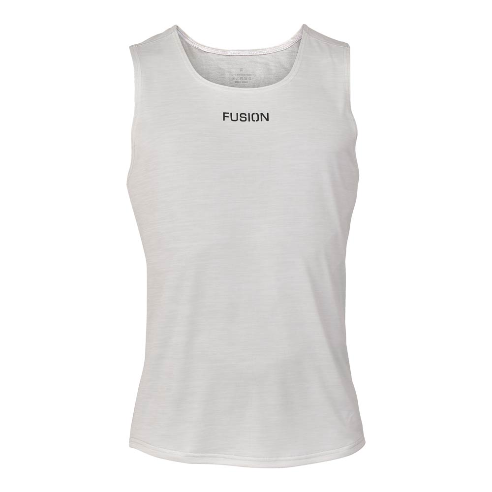Fusion Mens C3 Singlet_Colour: White