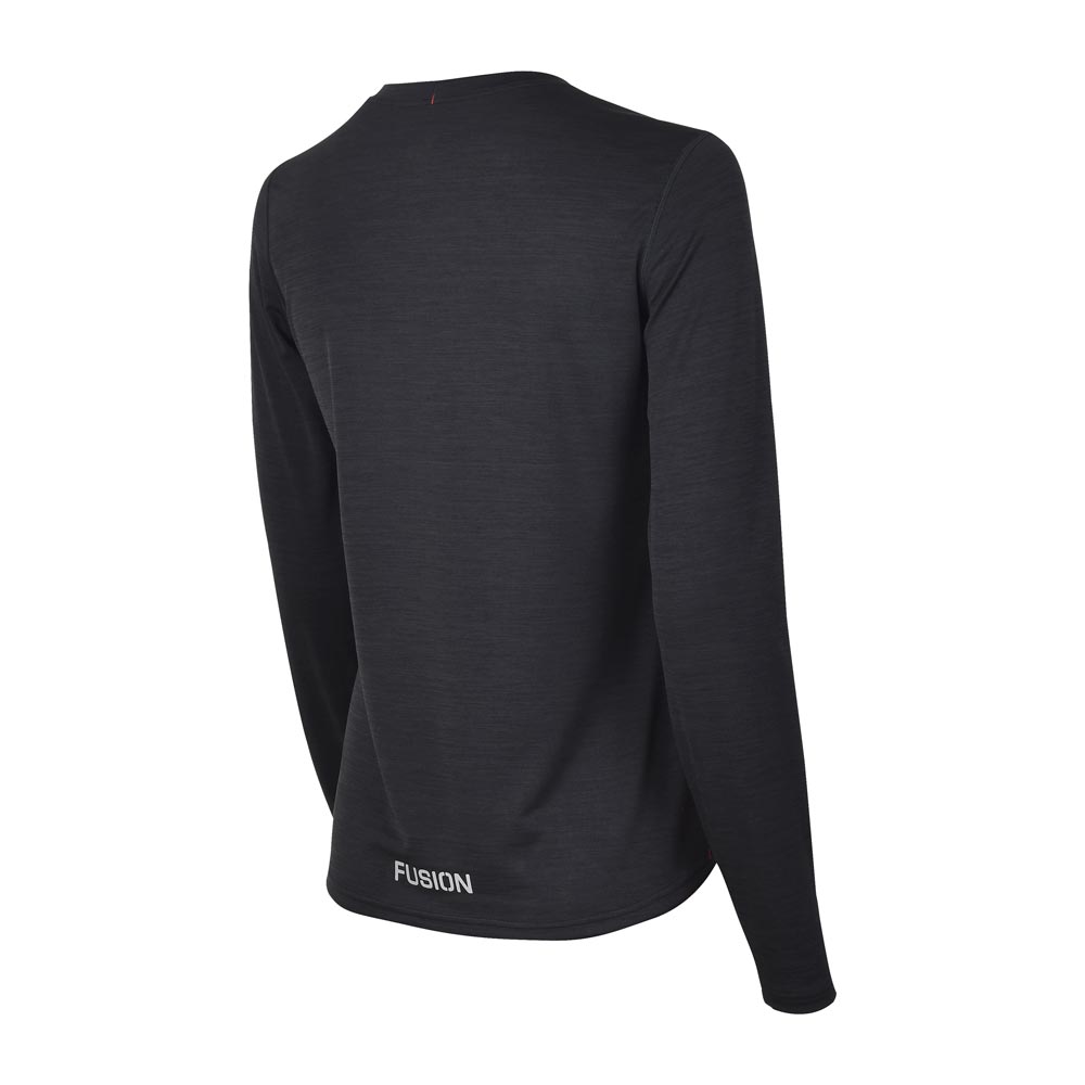 Fusion Womens C3 Training LS T-Shirt_Colour: Black