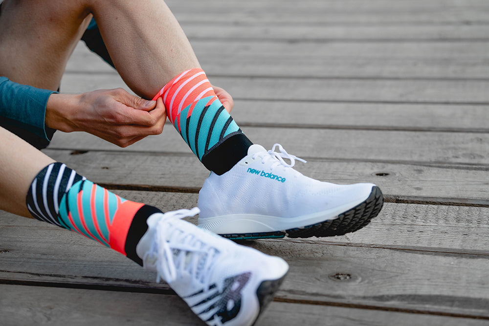 Incylence Running Diagonals Black Inferno Long Sock Socks INCYLENCE