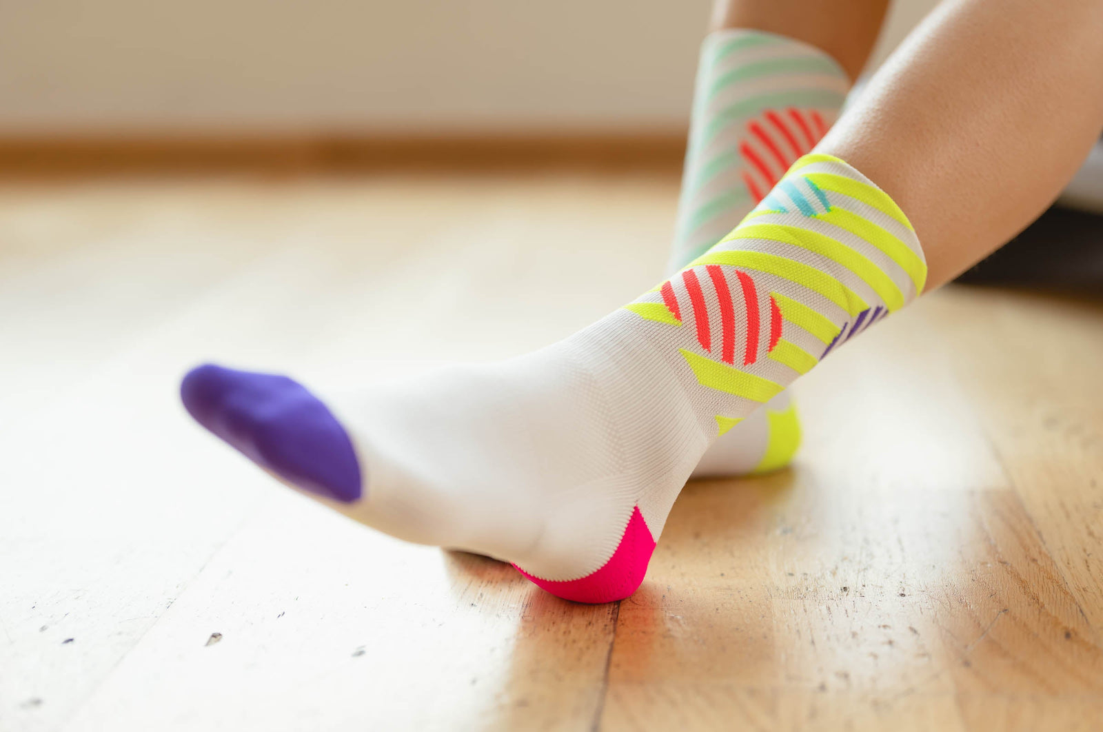 Incylence Running Globes Mint Canary Long Sock Socks INCYLENCE