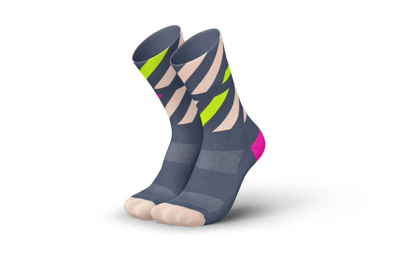 INCYLENCE Running Platforms Zucchero Light Pink Long Sock