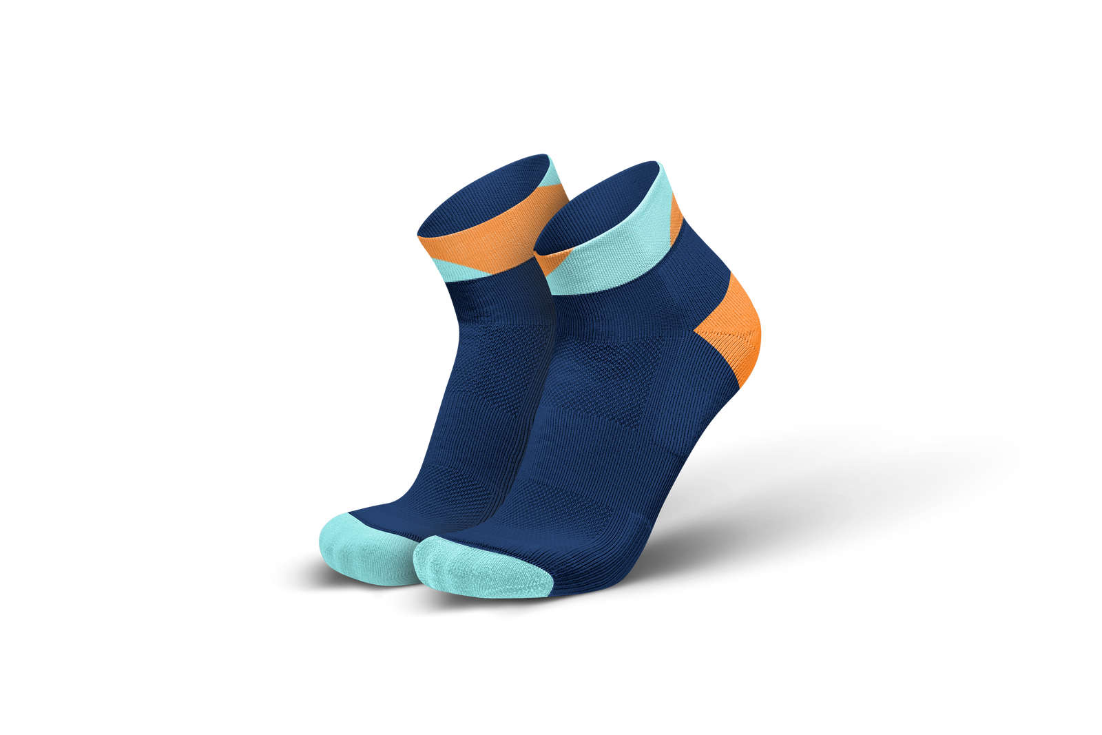 Running Sock Splits Mint Orange