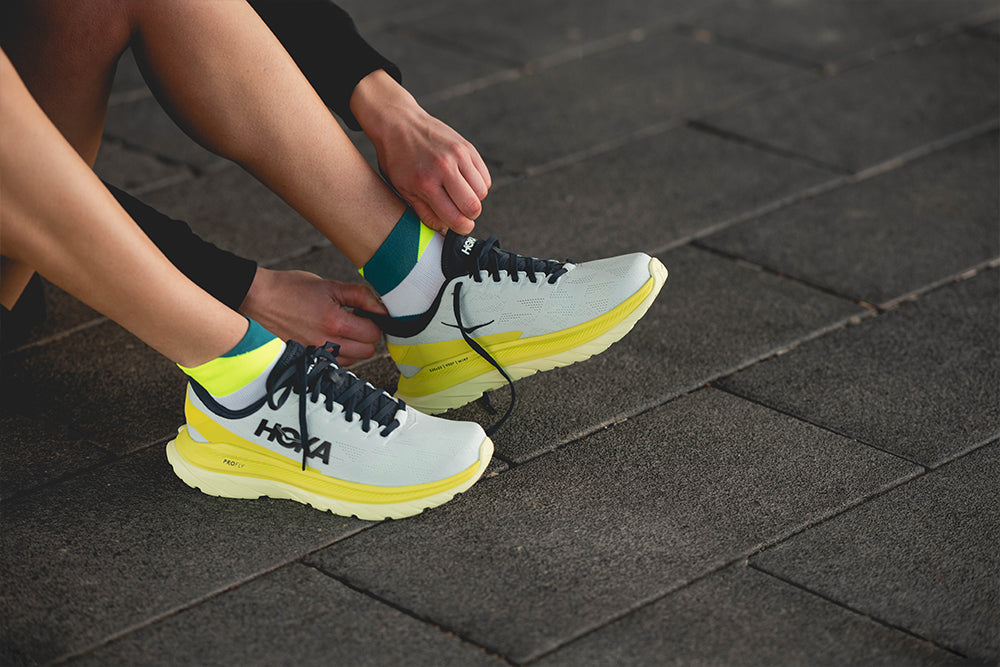 Incylence Running Splits Petrol Canary Short Sock Socks INCYLENCE