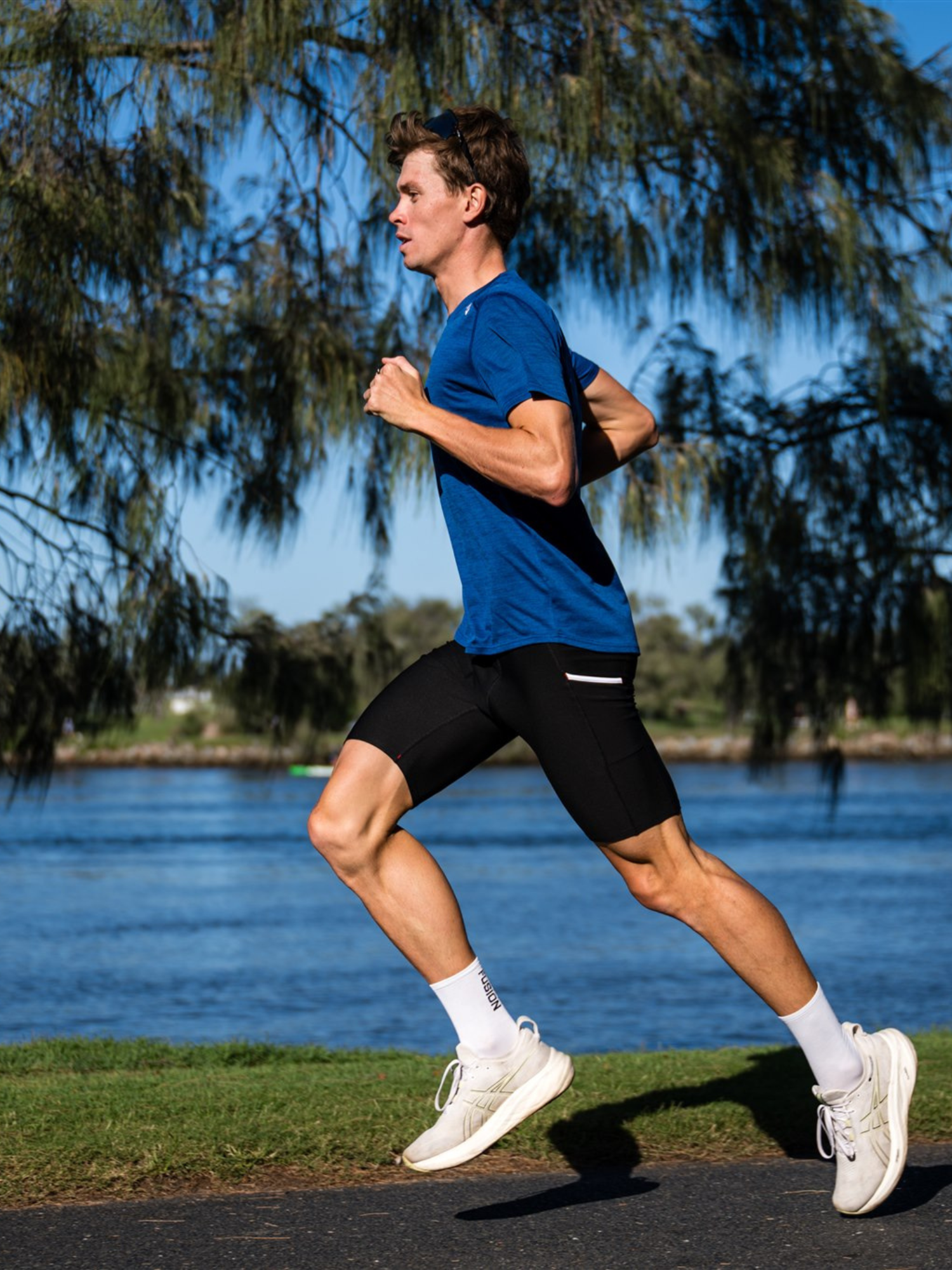 FUSION Mens Short Run Tights