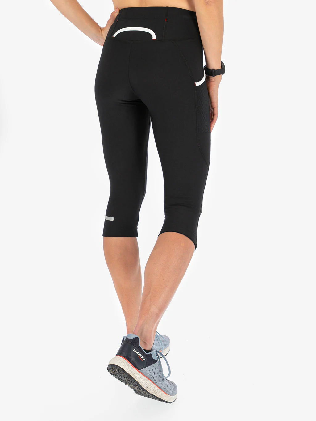 FUSION C3 Running Tights 3/4 length with side Pockets - FM Sports
