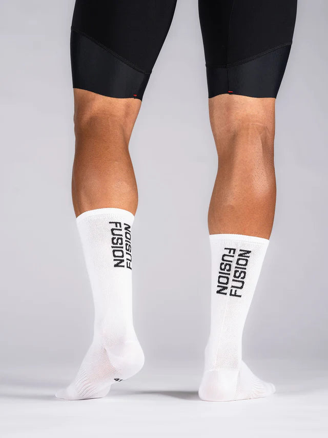Fusion White Cyclign Sock