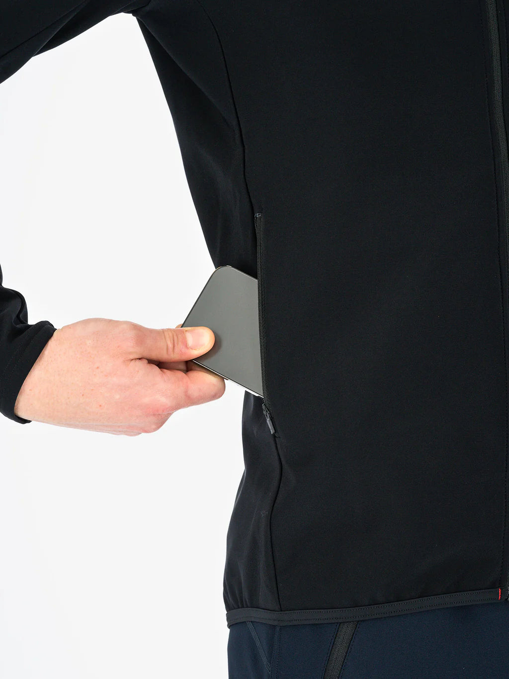 Mens recharge hoodie pocket