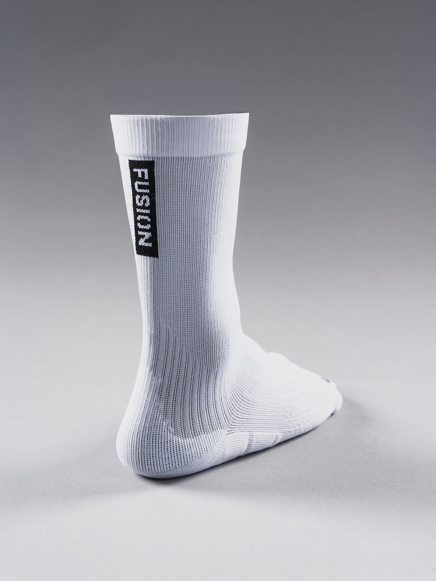 Fusion running sock  with extra reinforced yarn in heel and toe box