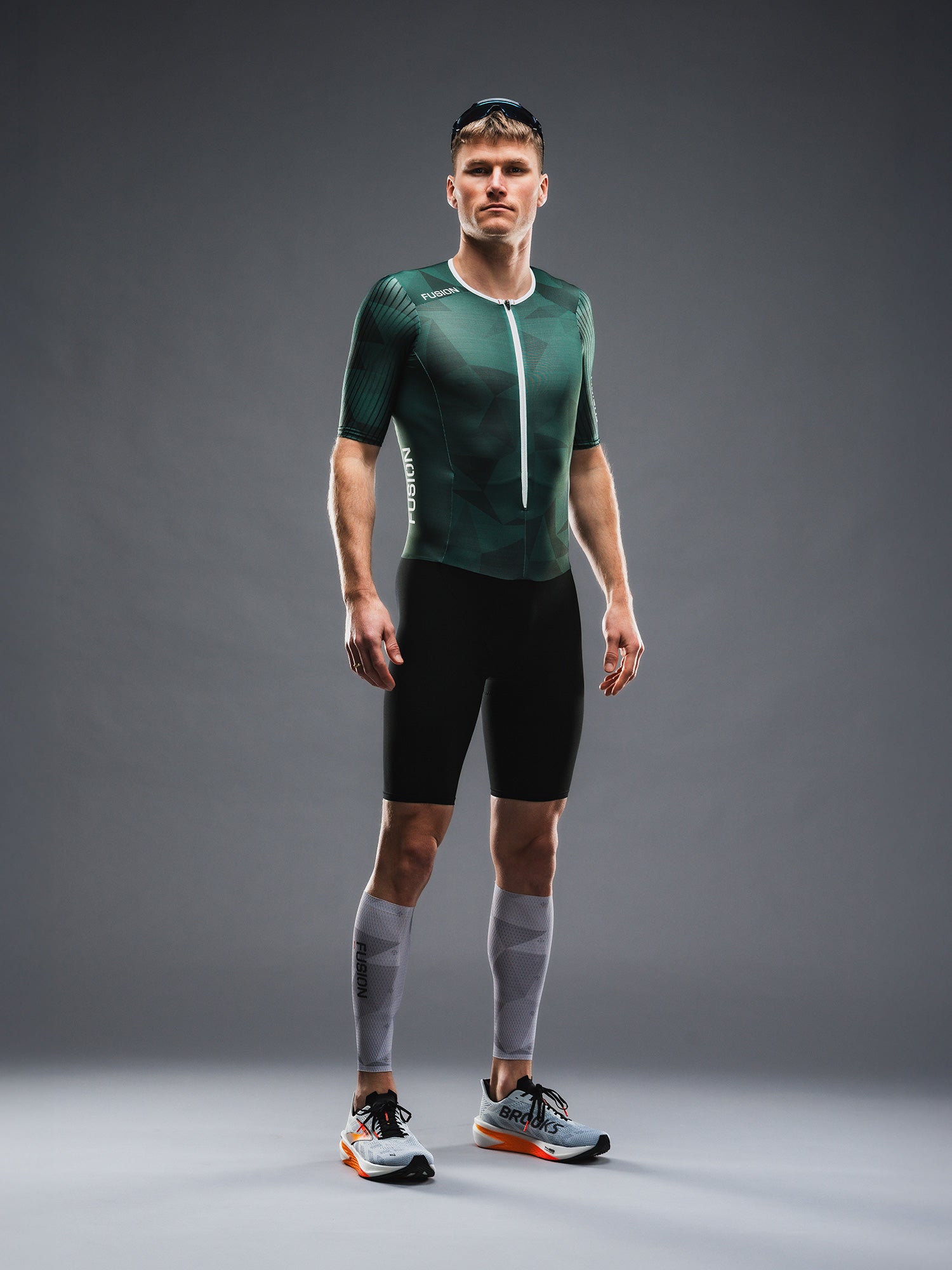FUSION Tempo! ONE Tri Suit Race Green