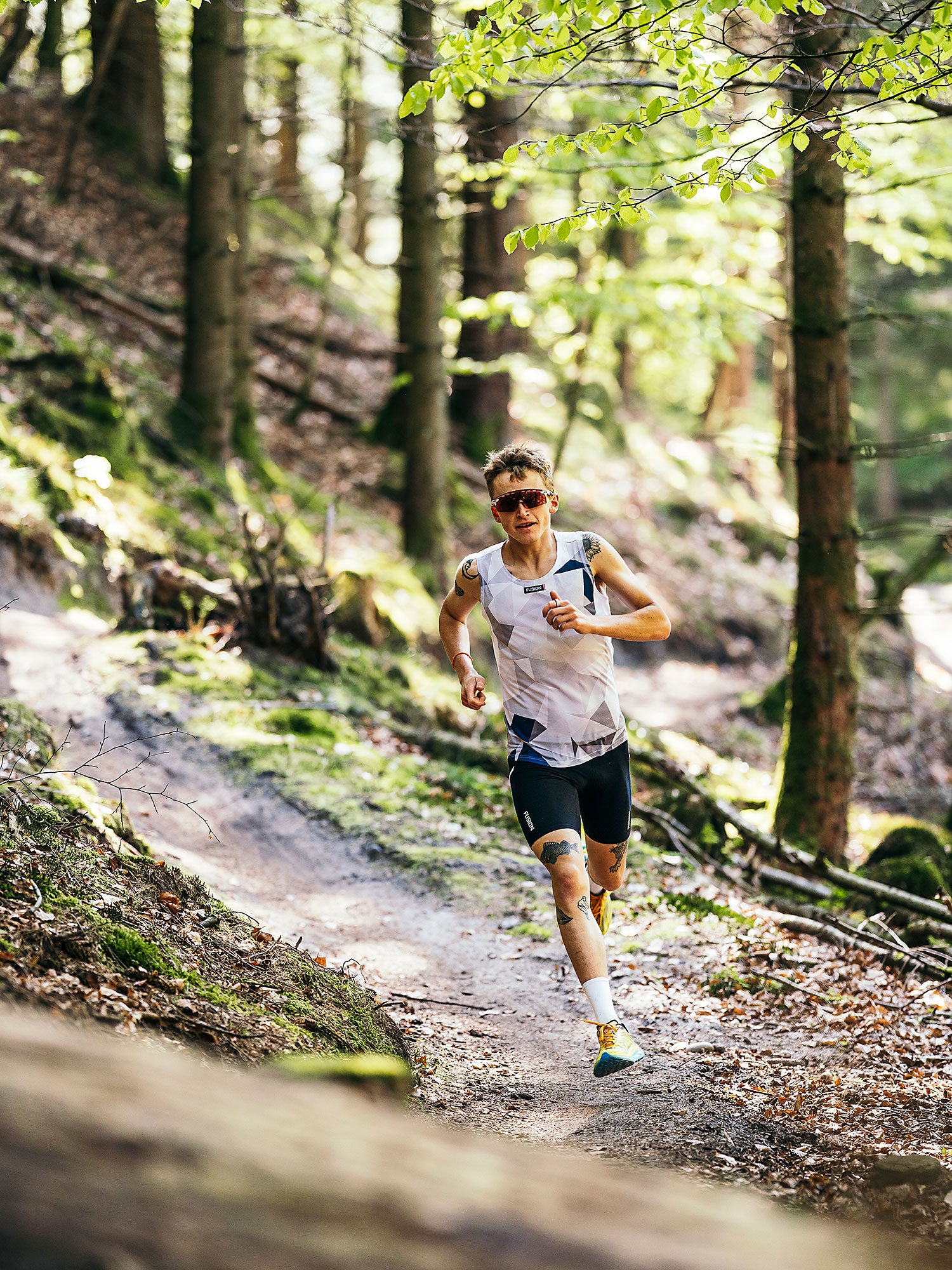 FUSION Tempo! Run Singlet