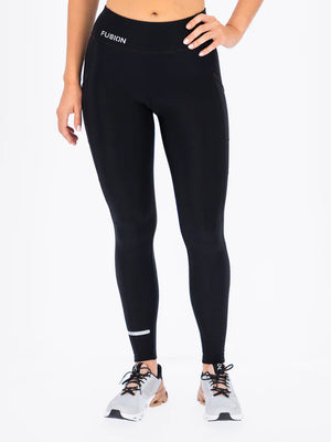 Womens thermal training tights front view