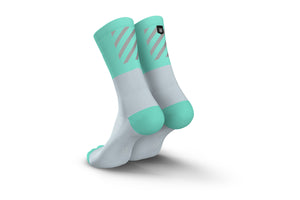 High Viz Blue running socks with reflective strip for visibility