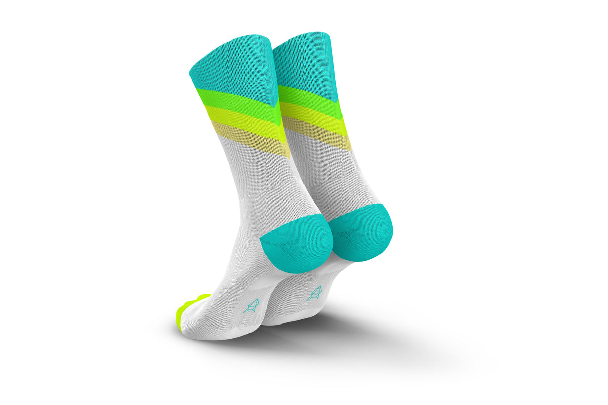 Grades Canary Blue run sock