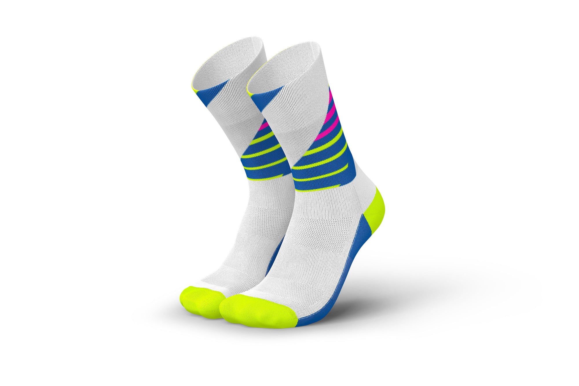 INCYLENCE Running Ladders White Canary Long Sock
