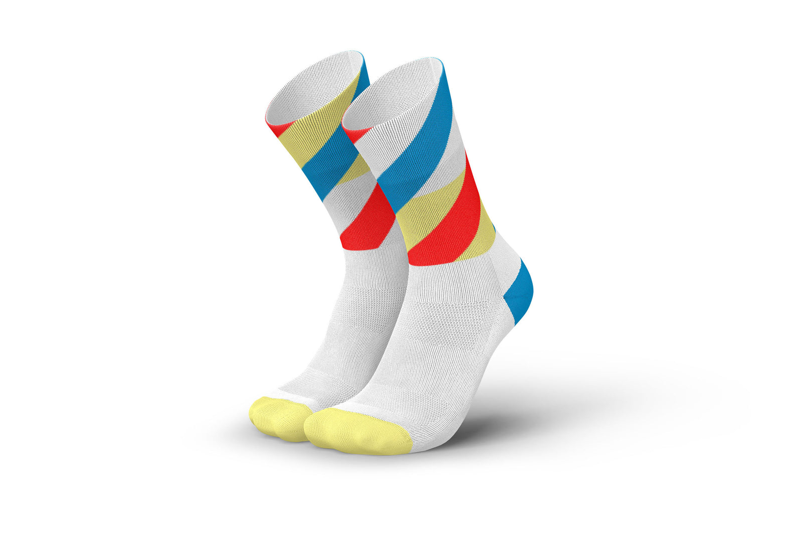 INCYLENCE Running Loops White Blue Inferno Long Sock