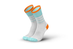 INCYLENCE Ultralight socks Stripes V2 Mint Orange 