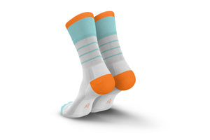 INCYLENCE Ultralight socks Stripes V2 Mint Orange  