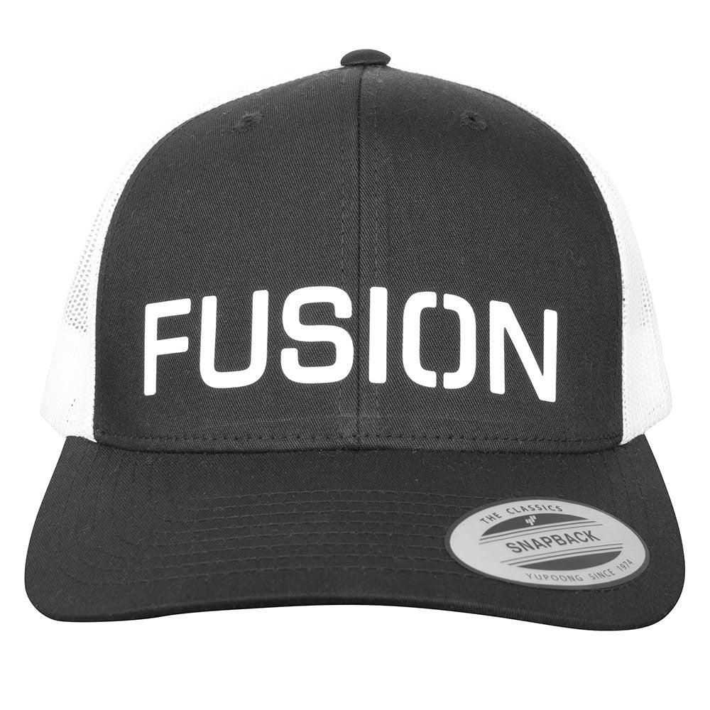 Fusion Trucker Cap_Colour: White/Black