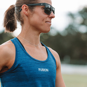Fusion Womens C3 Singlet Training Racer Back_Action