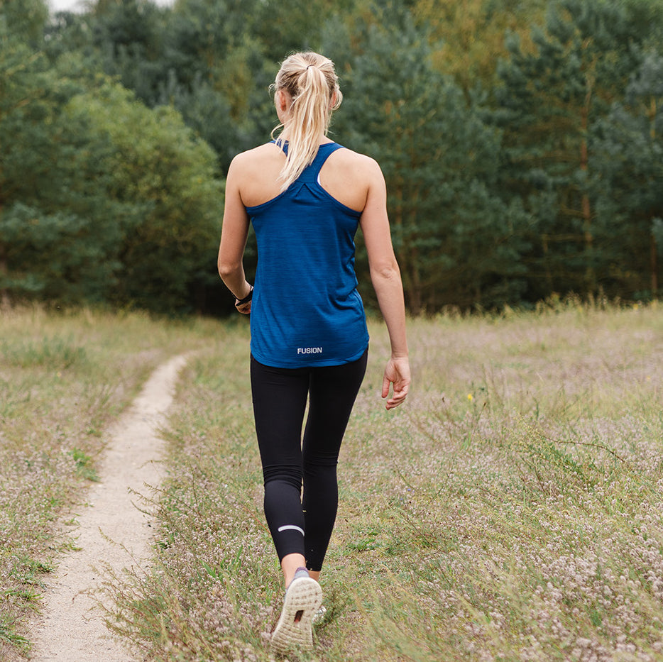 Fusion Womens C3 Singlet Training Racer Back_Action