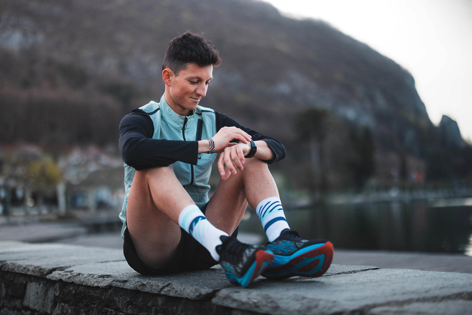 Incylence Run Socks Disrupts Mint Blue