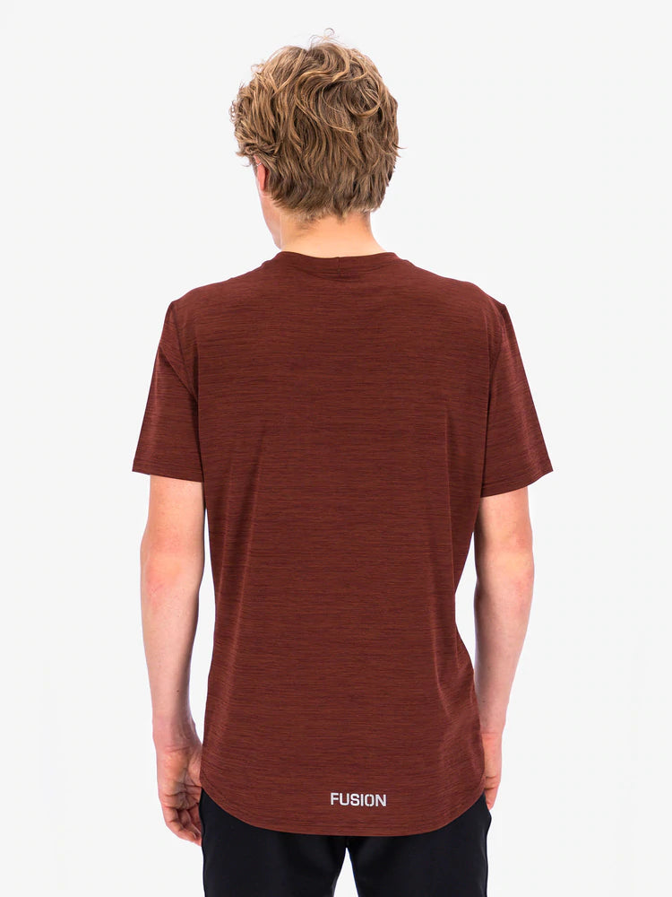 Fusion Mens C3 Training T-Shirt_Colour: Choko