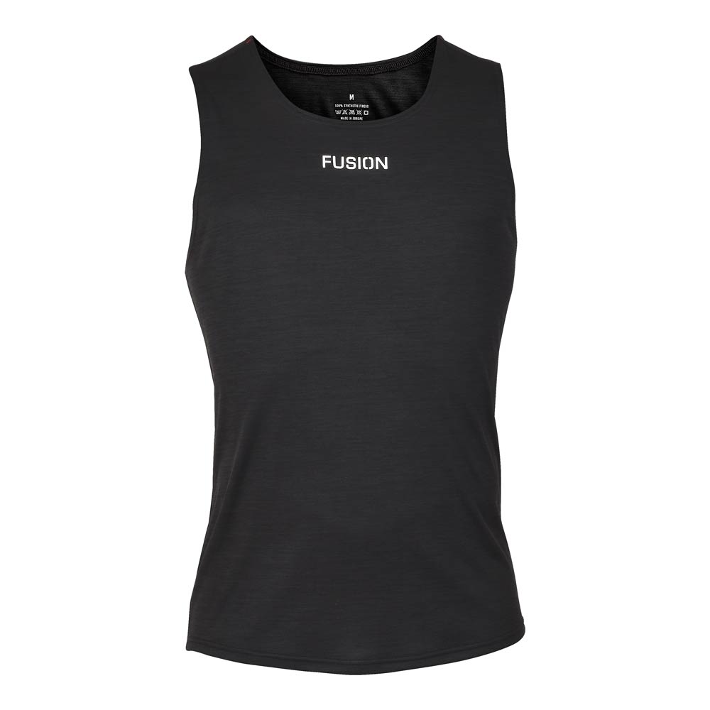 Fusion Mens C3 Singlet_Colour: Black