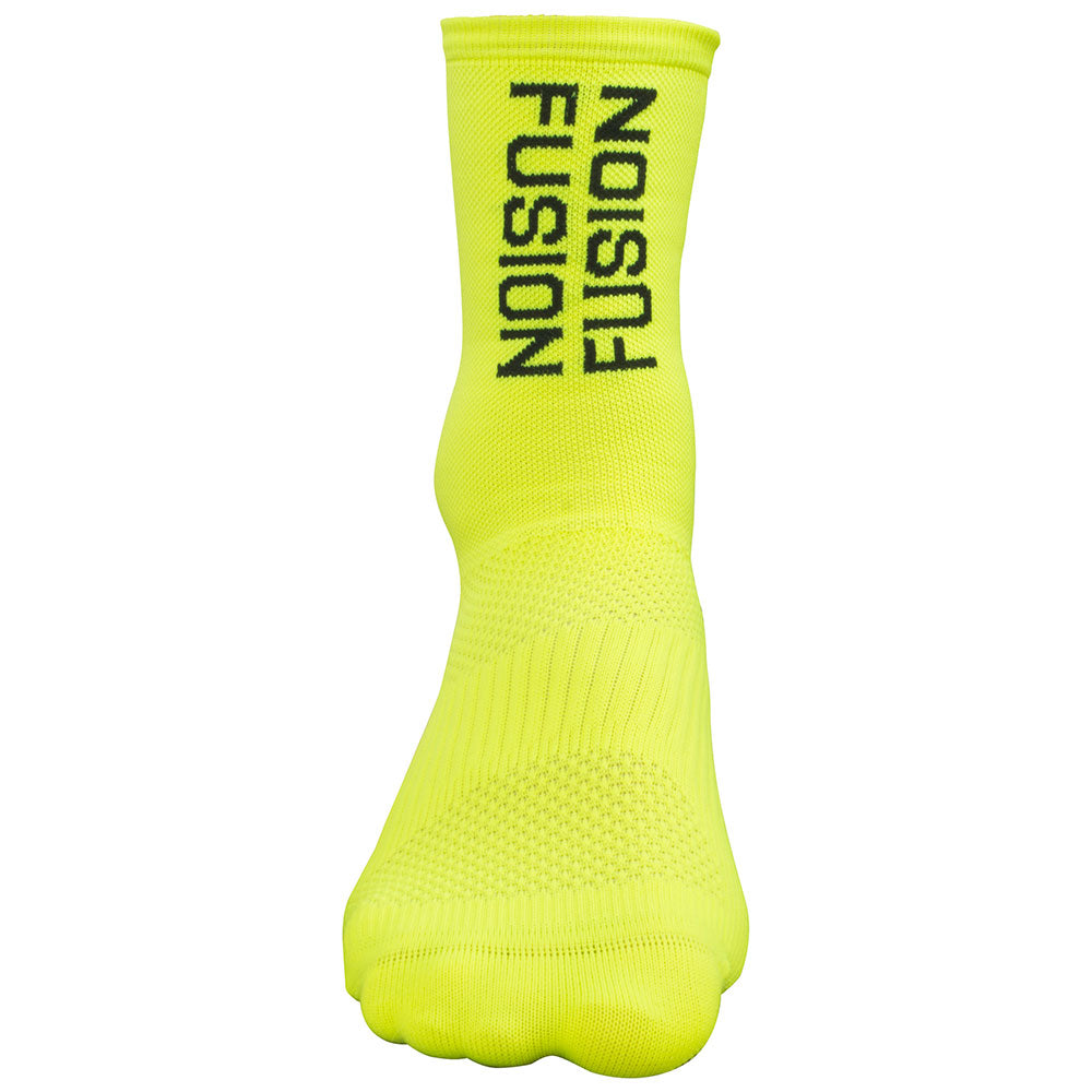 FUSION PWR Compression Socks with Coolmax_Cycling and Running_Colour: Yellow Neon