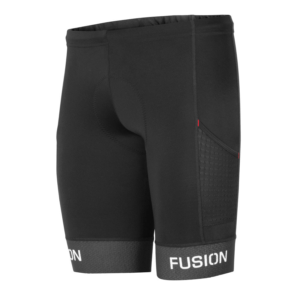 Fusion Tri PWR Band Shorts_Triathlon Shorts_Colour: Black/Black