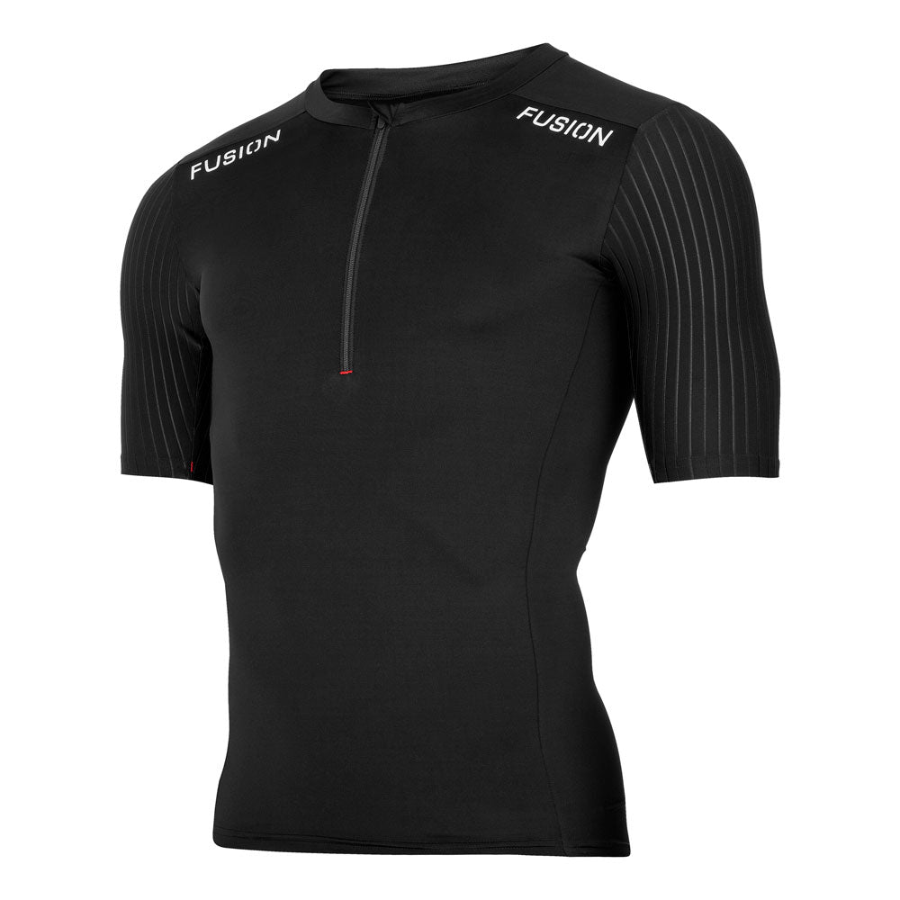 Fusion SLi Short Sleeve Triathlon Top (Black)