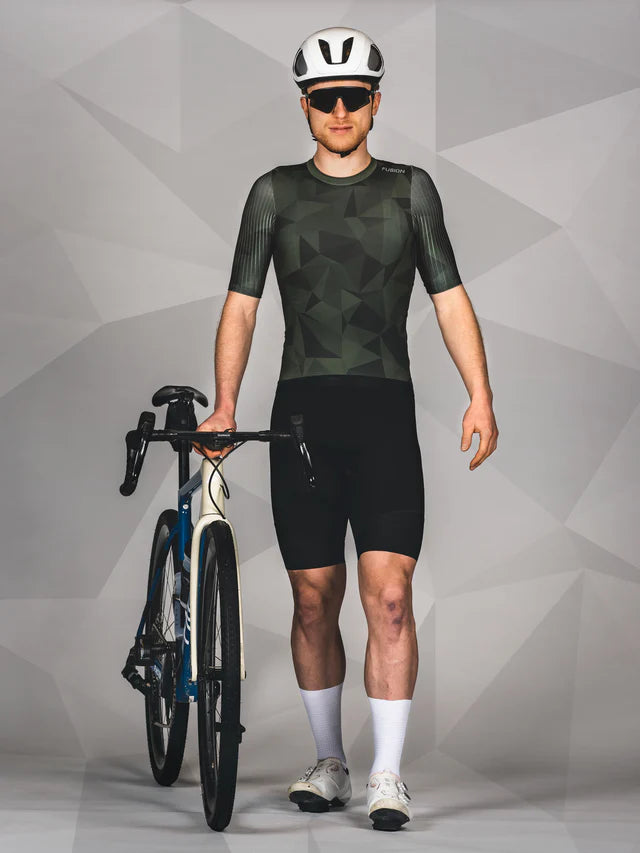 Fusion TEMPO! Cycle Jersey in Green 