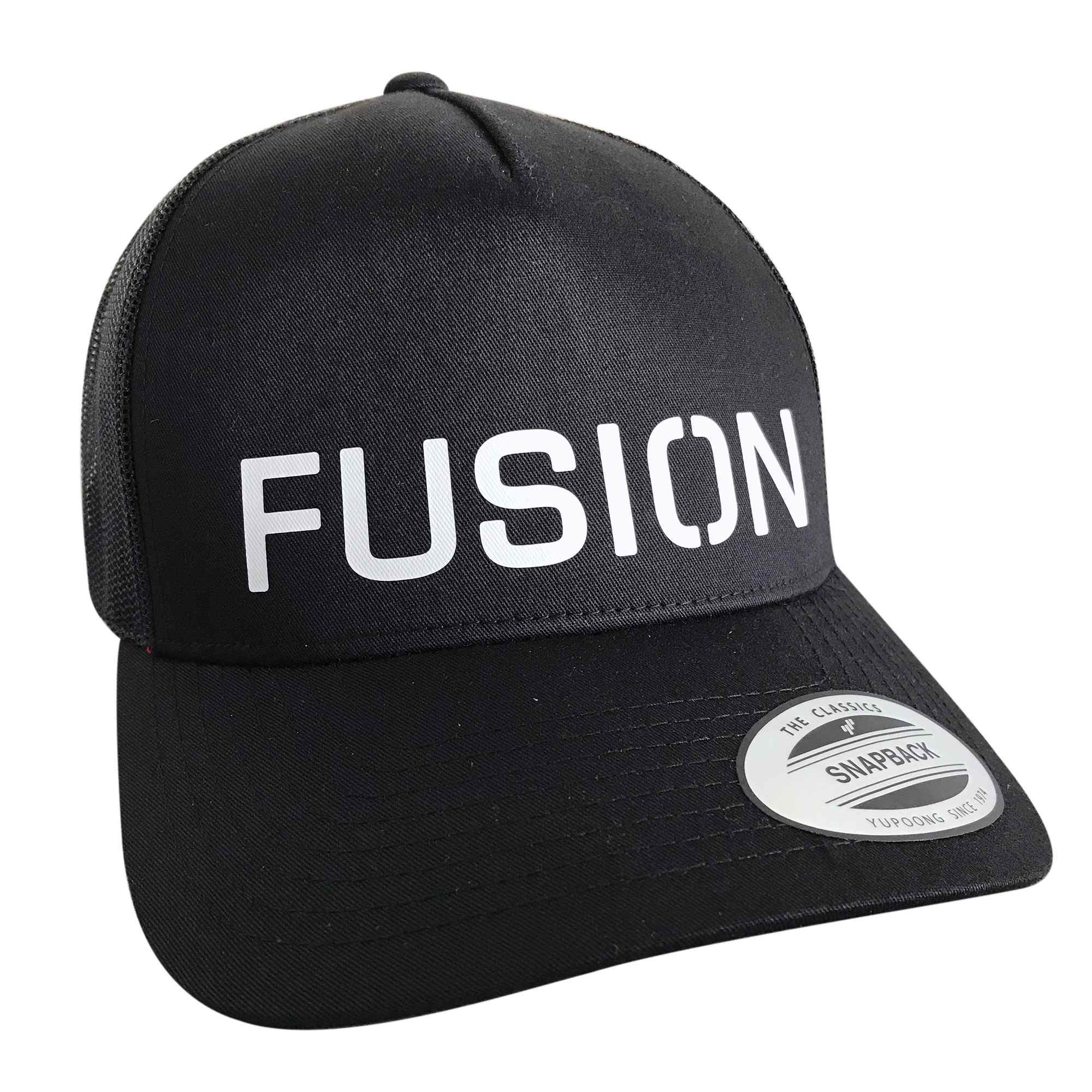 Fusion Trucker Cap_Colour: Black