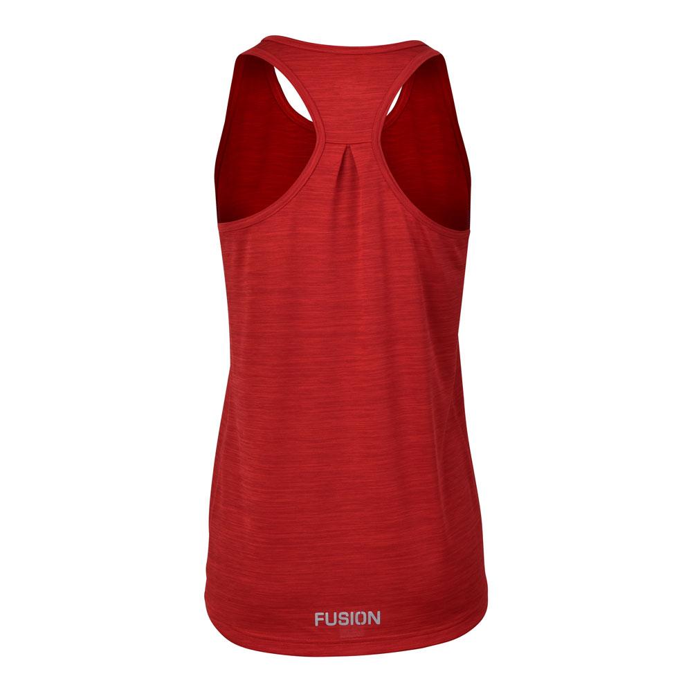Fusion Womens C3 Singlet Training Racer Back_Colour: Red