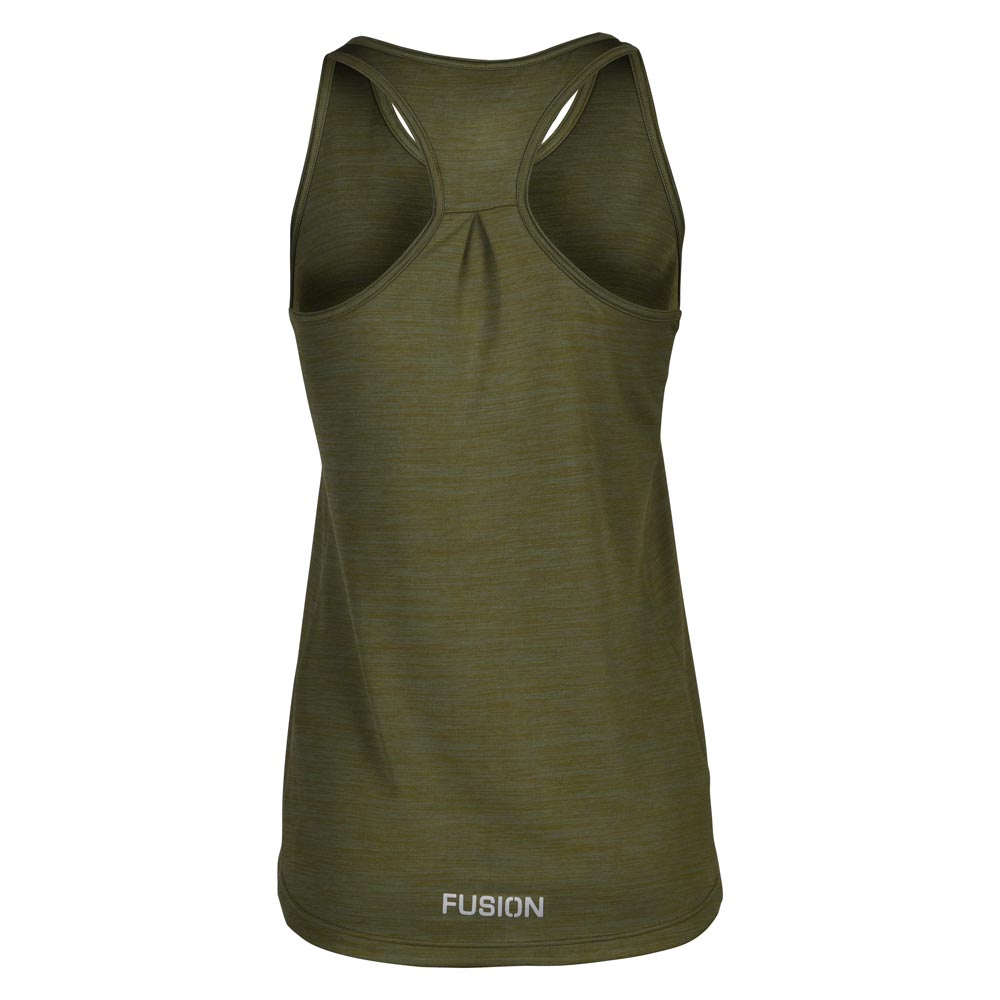 Fusion Womens C3 Singlet Training Racer Back_Colour: Green