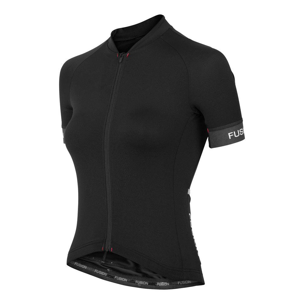 Fusion Women's C3+ Cycle Jersey_Colour: Black