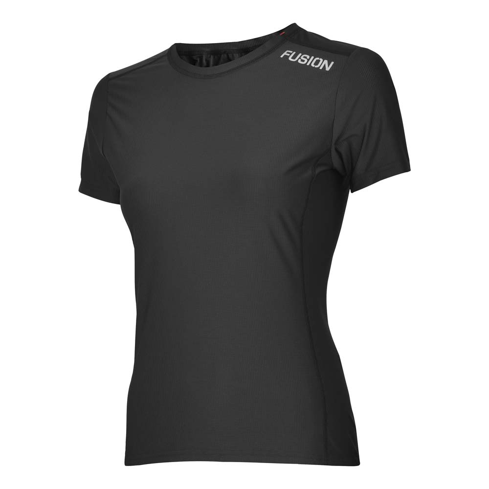 Fusion Women&#39;s SLi Technical Run T-Shirt_Colour: Black