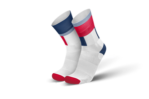 Incylence Ultralight Zones Navy Red Long Sock Socks INCYLENCE EUR 35-38 