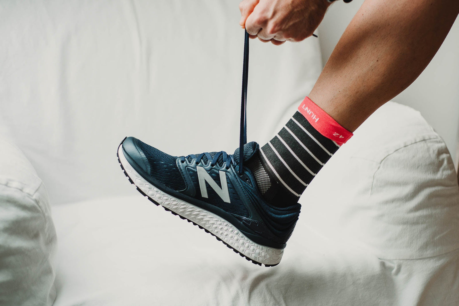 Incylence Ultralight Stripes Coral Long Sock Socks INCYLENCE 