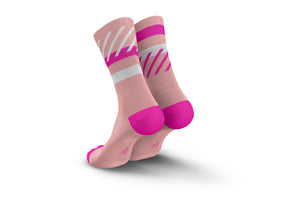 INCYLENCE Running Disrupts Light Pink Long Sock