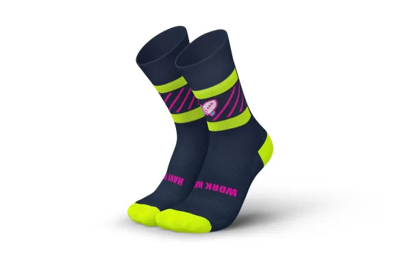 Incylence Ultralight KICKASS Navy Pink Long Sock Socks INCYLENCE EUR 35-38 