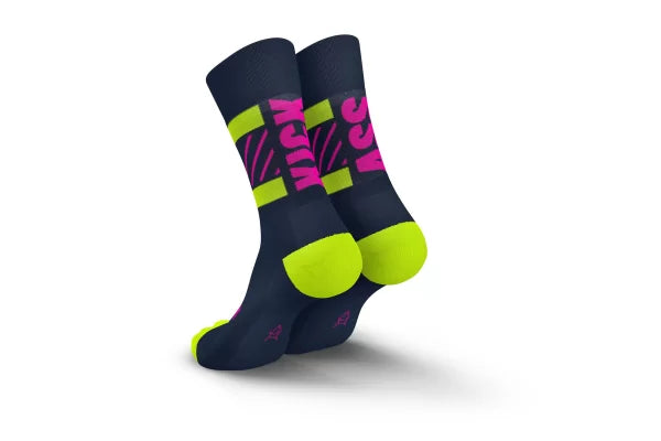 Incylence Ultralight KICKASS Navy Pink Long Sock Socks INCYLENCE 