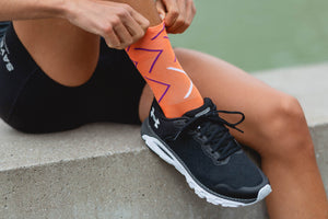 Incylence Ultralight Forward Orange Long Sock Socks INCYLENCE 