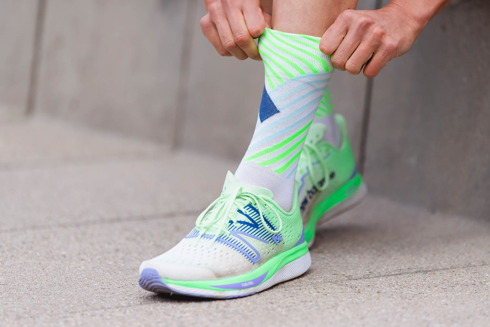 Incylence Ultralight Overlays Mint Green Long Sock Socks INCYLENCE 