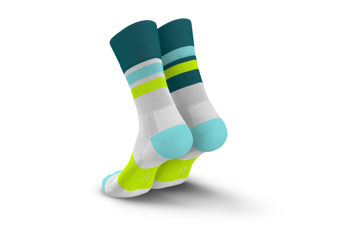Incylence Ultralight Tracks Petrol Mint Long Sock Socks INCYLENCE 