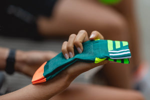 Incylence Ultralight Contrasts Green Low Cut Sock Socks INCYLENCE 